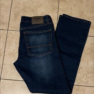 Wrangler Women's Dark Blue Straight Leg Jeans